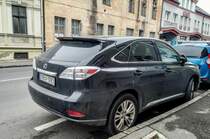 Rückansicht: lexus RX (dritte Generation) in November 2020.