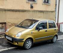 Diesen Daewoo Matiz (Golden yellow) habe ich in November 2020 fotografiert.