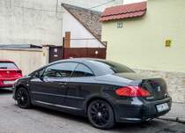 Rückansicht: peugeot 307 CC. Aufnahme: November 2020.