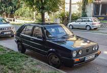 VW Golf II gesehen in 08.2021.