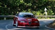Alfa-Romeo 156 in Bergrennen-Ausstattung. Foto: 09.2021 Hillclimb Pécs.