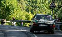 Rückansicht: Skoda Favorit Rallye. Foto: 09.2021 Hillclimb Pécs.