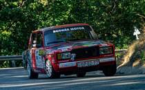 Lada Nova alias Lada 2107 Rallye. Aufnahme: Bergrennen Pécs, 09.2021.