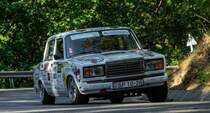 Lada Nova alias Lada 2107 Rallye. Aufnahme: Bergrennen Pécs, 09.2021.