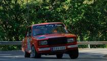 Lada Nova alias Lada 2107 Rallye. Aufnahme: Bergrennen Pécs, 09.2021.