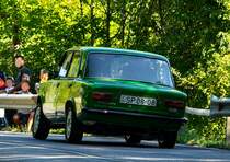 Rückansicht: Lada 2101 Rallye. Aufnahme: Bergrennen Pécs, 09.2021.