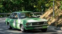 1977-er opel Ascona. Aufnahme: Bergrennen Pécs, 09.2021.