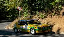 Peugeot 205 Rallye. Aufnahme: Bergrennen Pécs, 09.2021.