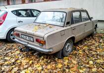 Lada 1200S alias WAS 2101 fotografiert in November 2020 von hinten.