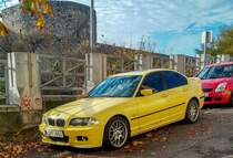 Diesen BMW 3er E46 (Dakar Yellow) habe ich in November 2020 aufgenommen.