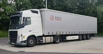 =Volvo FH 460 transportiert einen Sattelauflieger der Spedition MOBILUS TIEKIMAS aus Litauen, 09-2021