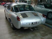 Heckansicht des Glöckler Porsche Nr 7 aus dem Jahr 1954. Classic Remise Düsseldorf am 21.10.2021.