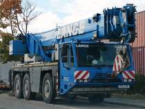 Terex Autokran im Gewerbegebiet Sassnitz am 23.10.2021