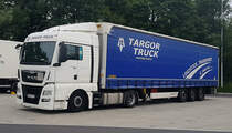 =MAN TGX-Sattelzug von TARGOR-TRUCK aus Polen rastet auf dem Autohof an der A 7, 07-2021