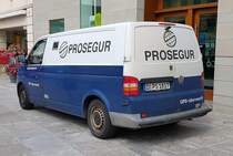 VW T 5 als Geldtransporter von PROSEGUR, 07-2021
