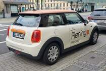 =Mini der Firma PIENING steht im Juli 2021 in Fulda