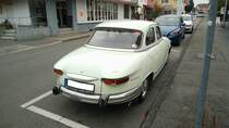 Heckansicht einer Panhard PL17 Limousine. Lindau am Bodensee am 18.10.2021.