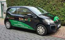 =VW UP des Pflegedienstes HUMANITAS steht im Juli 2021 in Hünfeld