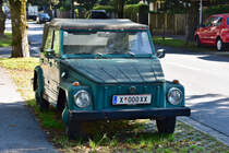 VW Typ181 Kübelwagen in Bregenz (2021-09-24) [Kennzeichen verfälscht].