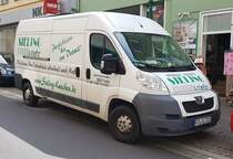 =Peugeot Boxer vom Küchen-SIELING steht im Juli 2021 in Fulda