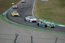 DTM Mercedes Benz AMG GT3, Audi R8 LMS und Lamborghini Huracan am 03.10.21 in Hockenheimring Sachskurve