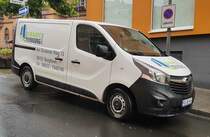 =Opel Vivaro vom Gebäudereiniger KRANZ steht im Juli 2021 in Hünfeld