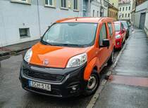 Fiat Fiorino in der Farbe  Arancio Spassoso , fotografiert in 03.2021.