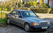 Diesen Mrcedes Benz 190 (W201)  baby Benz  habe ich in November 2020 fotografiert.