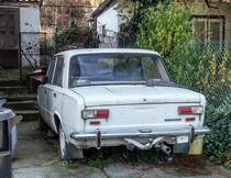 Rückansicht: Lada 2101 (Lada 1200), gesehen in 11.2020.