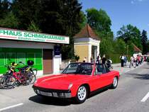 914 VW-Porsche nimmt an der Oldtimerausfahrt in St.Martin/Innkreis teil; 090419