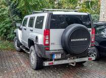 Rückansicht: Hummer H3. Foto: 11.2020.