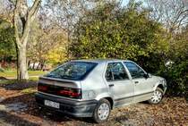 Rückansicht: Renault R19. Foto: November 2020.