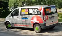 =MB Vito der Firma Elektro-DICK steht im Juli 2021 in Bad Nauheim