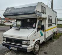 Fiat Ducato (Knaus Traveller) aus 1991, fotografiert in 11.2020
