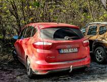 Rückansicht: Ford C-Max der zweiten Generation. Foto: November 2020.