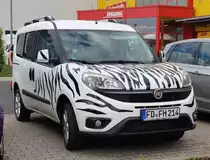 =Fiat Doblo im Zebradesign, 07-2021