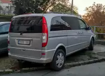 Rückansicht: Mercedes-Benz Viano 3. Generation. Foto: 11.2020.