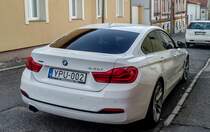 Rückansicht: BMW 4-er F36 Gran Coupé. Foto: 11.2020.