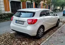 Rückansicht: Mercedes-Benz A-Klasse 3. Generation. Foto: 11.2020.