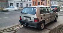 Rückansicht: Fiat Uno Edizione  Ungheria . Foto: 11.2020