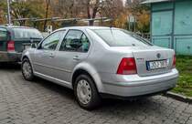 Rückansicht: VW Bora. Foto: 11.2020