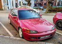 Diesen Honda Civic Mk5 (Milano Red vermutlich) habe ich in November 2020 aufgenommen.
