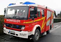 Mercedes Atego LF-10-6 Lschfahrzeug - 08.03.2009 Euskirchen.