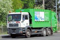 MAN-Mllwagen der Firma SITA am 20.04.2009 in Euskirchen.