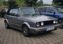=VW Golf Cabrio steht im Juli 2021 in Hünfeld