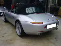 Heckansicht eines BMW Z8 aus dem Jahr 2003. Classic Remise Düsseldorf am 16.12.2021.