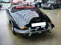 Heckansicht eines Porsche 356 B 1600 Roadster aus dem Jahr 1960. Classic Remise Düsseldorf am 16.12.2021.