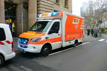 ASB Frankfurt am Main Mercedes Benz Sprinter RTW am 18.12.21 in Frankfurt am Main