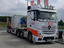 =MB Actros-Sattelzug von Bautechnik BODE, 07-2021
