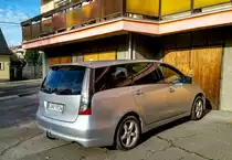 Rückansicht: Mitsubishi Grandis. November 2020